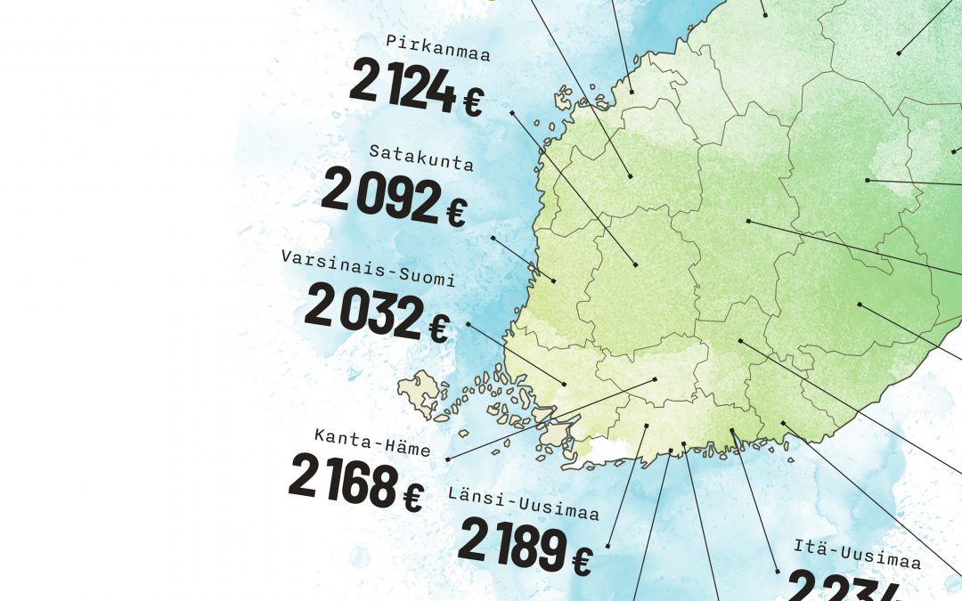 Palomiehen palkka: Katso kartalta, miten palkat eroavat eri puolilla Suomea